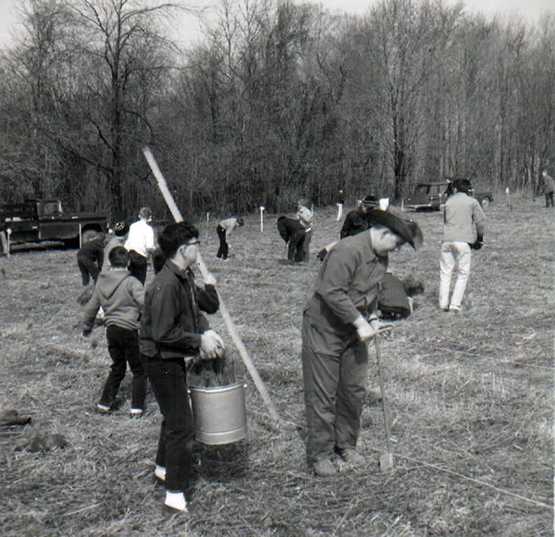 April 10, 1965
Tree planting
Photo ID#: E425