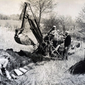 04_19_1967_Installation_of_a_random_line_of_tile_in_Canfield_silt_loam._Chester_Hampton_s_farm_website-5386