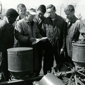 05_31_1967_Lee_Hisc__Robt_Reber__Keith_Johnson_Inst__Reuben_Hicks__Wm_Myers_Richard_Reber._Plymouth_Vo_Ag_class_at_their_farm_website-2086
