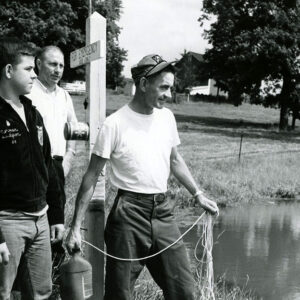 06_23_1967_Noman_Dudgean__Vo_Ag_Student__Donald_Hahn__Vo_Ag_Instructor___Dwight_O_Hearn_at_O_Hearn_farm_demonstrate_Farm_Safety_Kit_website-4250