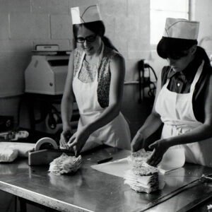 06_25_1971_B_B_Slaughter_Linda_Shep___Kathy_Rhooder_wrapping_meat_at_Emmett_Bond_s_slaughter_house_website-835