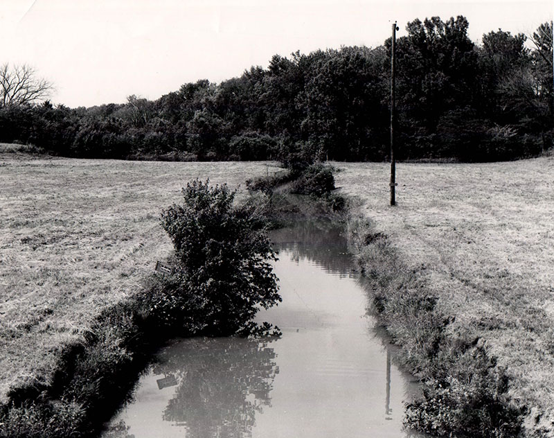 June 28, 1962
View of the main channel of Marsh Run 2
Looking West of State Route 61, 2 miles North of Shelby
Photo ID#: W81