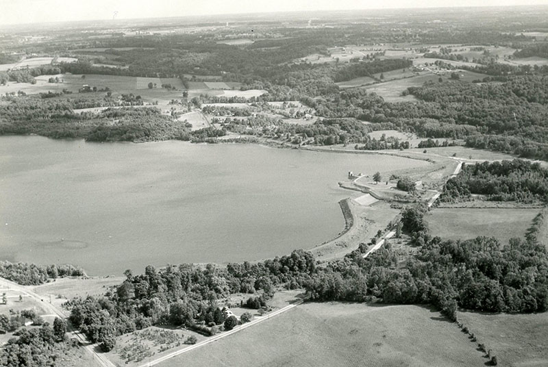 July 3, 1967
Dam at the Clear Fork Reservoir (NW)
Photo ID#: AE69
 