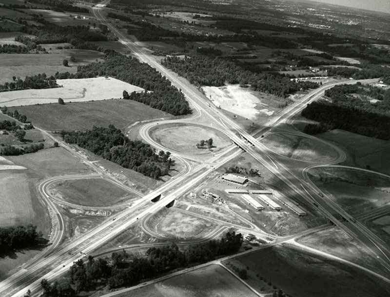 July 3, 1967
Interstate 71 and U.S. 30 interchange
Photo ID#: AE35
 