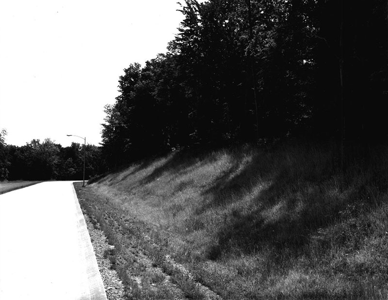 July 15, 1975
Tappan warehouse, Graded and grassed berm controlling erosion
6 miles West of Mansfield off Chambers Road
Photo ID#: U41