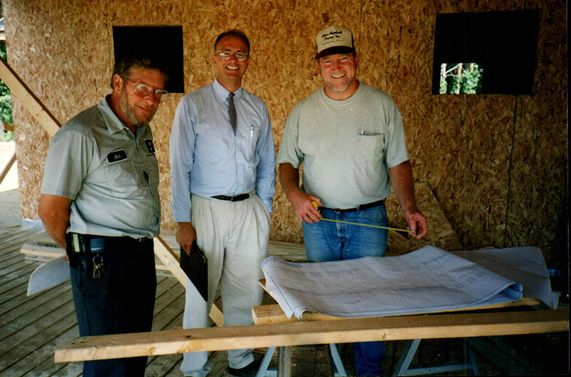 September 1996
Dick Druhard, Marion Zaugg and Dave Webster at the Mohican Environmental Learning Center
Photo ID#: E274