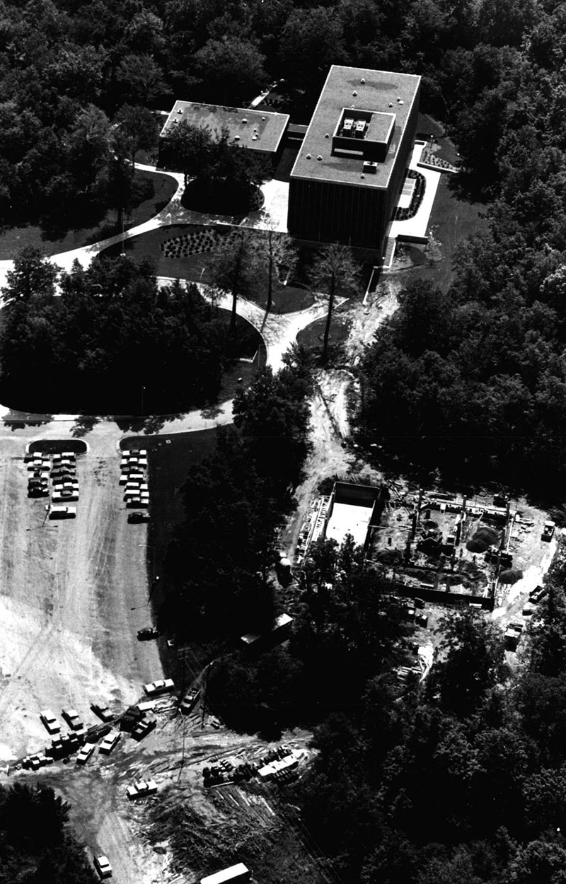 September 4, 1967
Mansfield OSU construction
Phase II is underway in the wooded track at left
Photo ID#: AE113