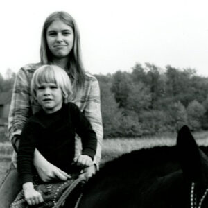 10_13_1974_Melanie_Reeder_gives_Tim_Parkison_a_ride_on_her_horse_as_the_Parkinson_family_stopped_in_for_the_Drive_it_yourself_tour_website-2971