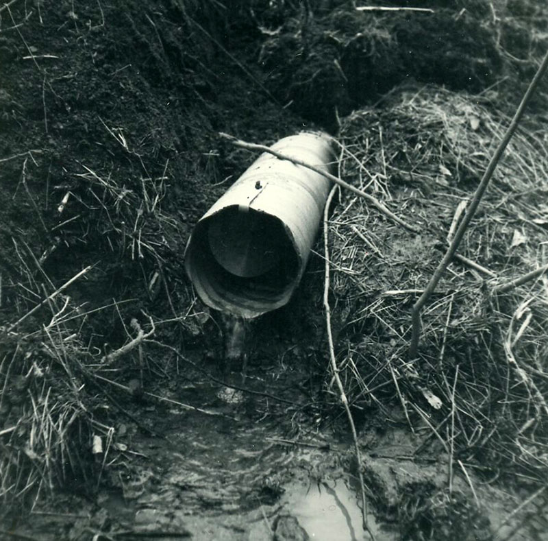 December 16, 1965
Water running out of drainage pipe
Photo ID#: A773