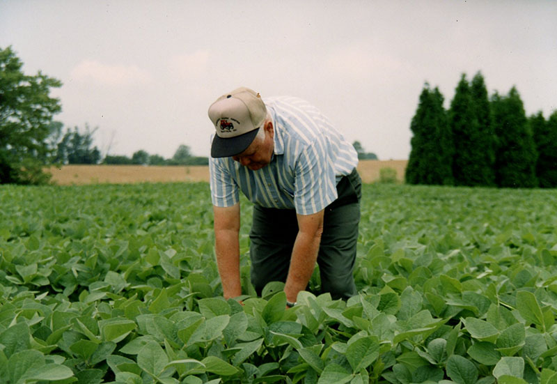 2004
Ken Adams in a soy bean field
Photo ID#: RSWCD46