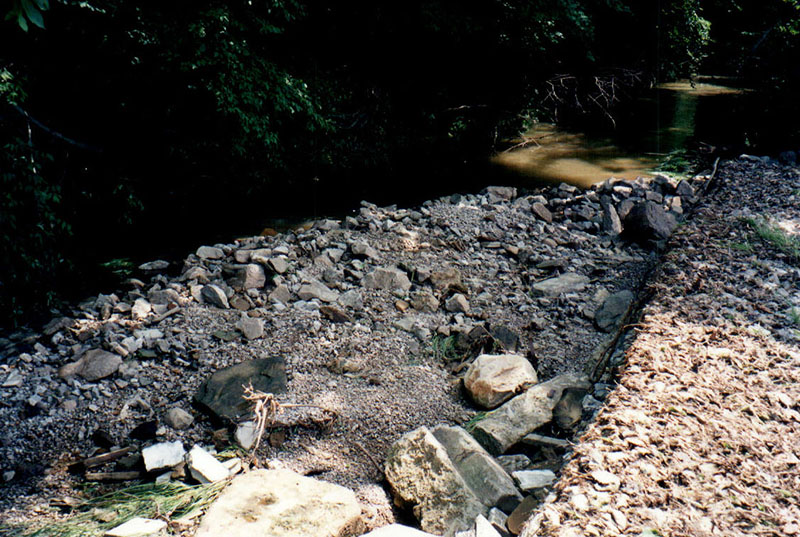 Rock Gabions steel road repair from flood
Photo ID#: A143