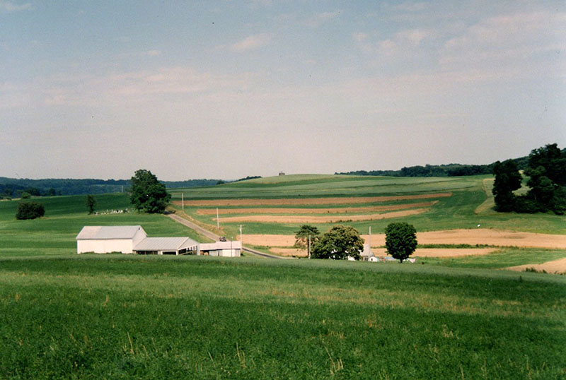 Snyder contour strips
Hagerman-Snyder intersection
Butler, Ohio
Photo ID#: A95